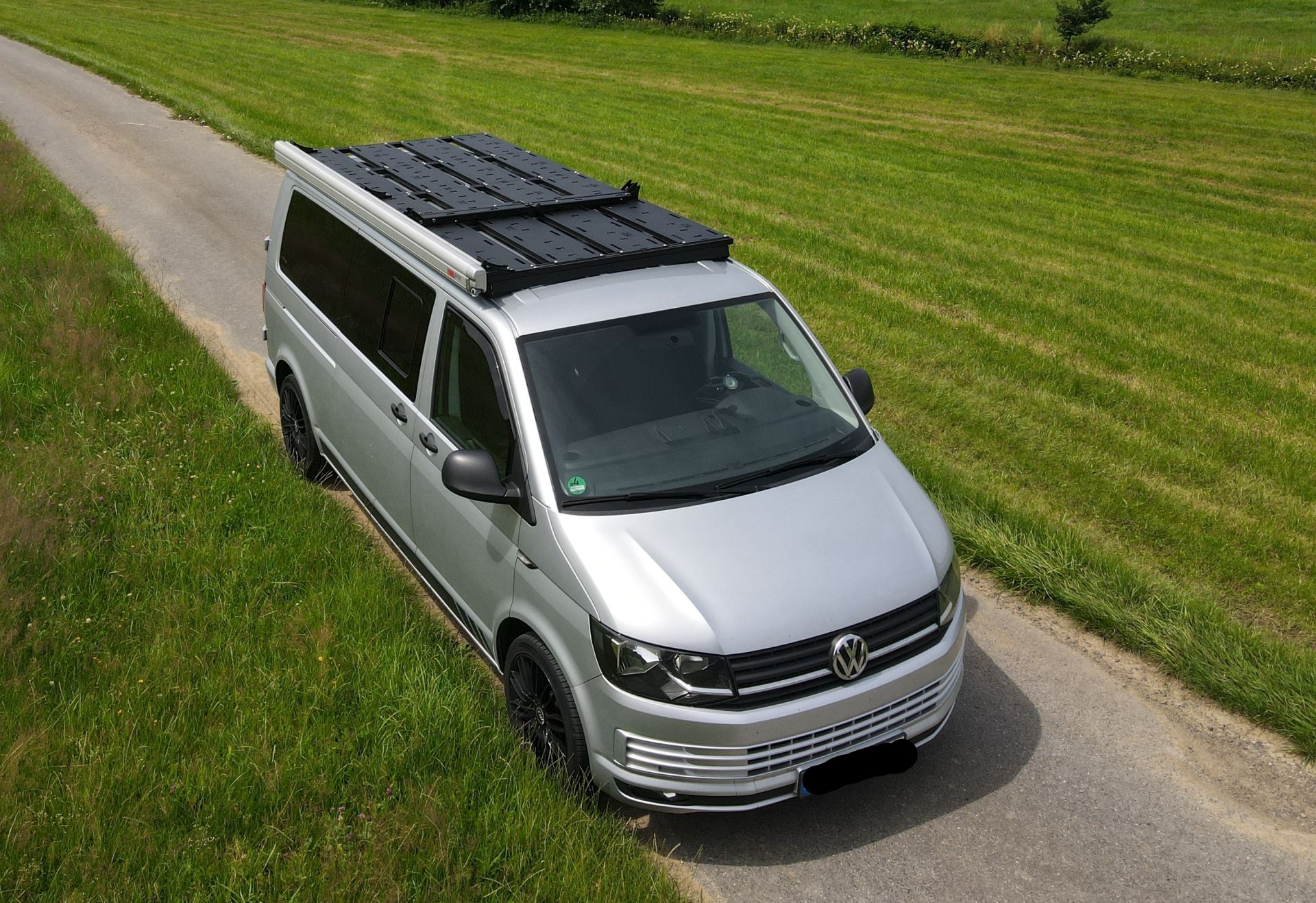 Dachträger VW T5 T6 ultraflach flexibel SpaceRack Fixpunkte kurzer